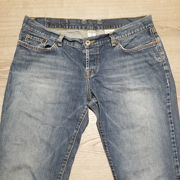 Womens Lucky Brand Dungarees Dream Jean's Size 14/32 Made In USA - Picture 1 of 5